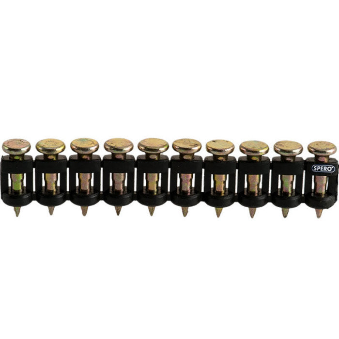 Spero Stahlnägel 15mm | 500 Stück, Beton, Stahl, Stein usw. für Gasnagelpistolen – SPC615 mm