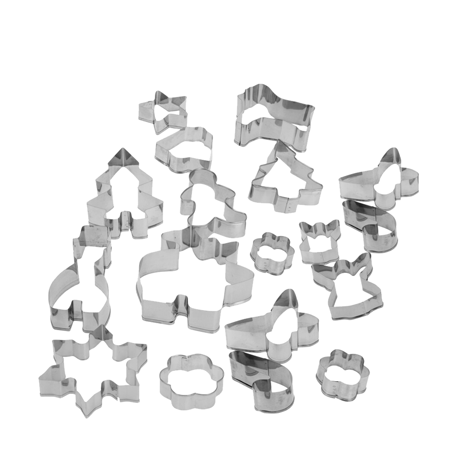 Form -Shape Set Weihnachten Edelstahl, 15st.