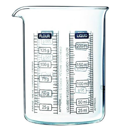 Pyrex-Messbecher 250 ml Glas