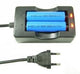 Ladegerät für 2 Akkus 3,7V Volt 18650 - 3512590