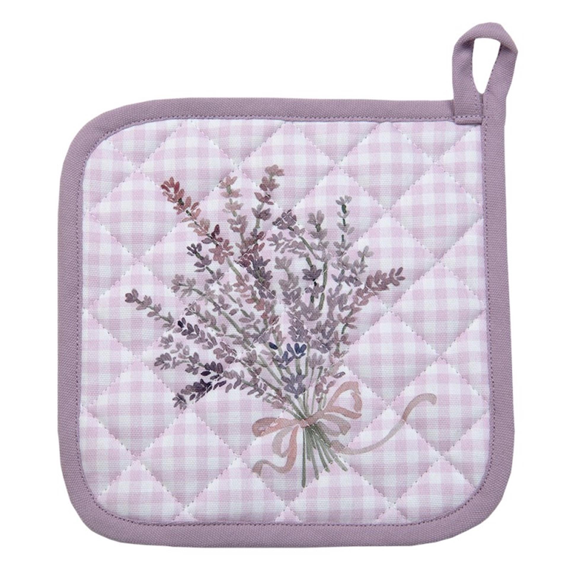 Clayre Eef Topflappen Lavendel 20x20cm