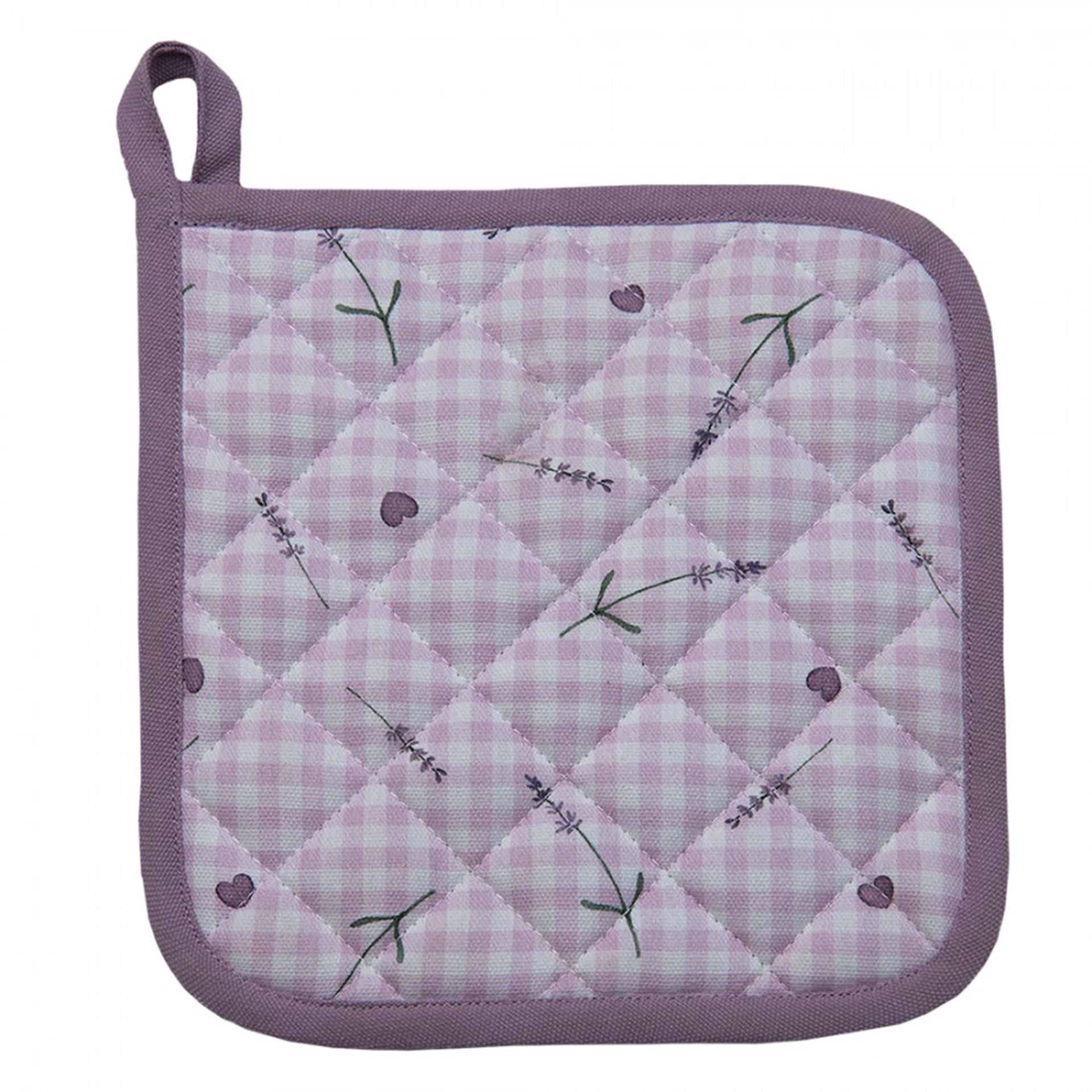 Clayre Eef Topflappen Lavendel 20x20cm