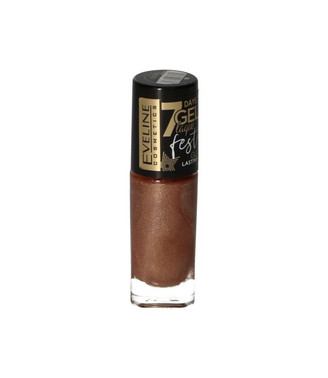 Eveline Eveline 7days Gel Laque dauerhafte Farbe 8ml Nummer 06 Nude Glitter