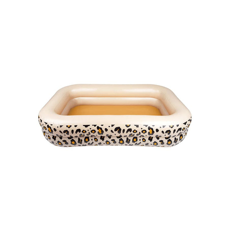 Safari Chic | Beige aufblasbare Schwimmbad 211 x 132 x 46 cm