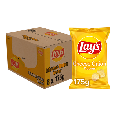 Lay's Chips Käsezwiebel (8x 175gr)