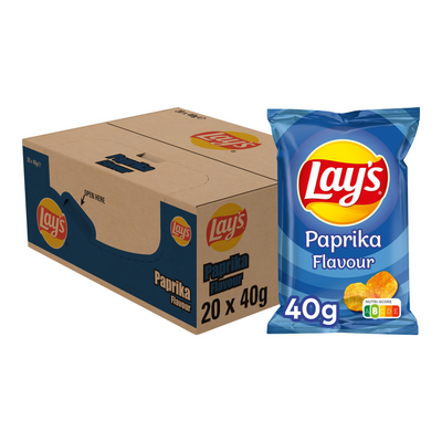 Lay's Paprika kleine Tüten Chips (20x 40gr)