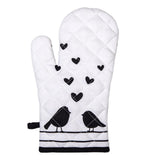 Clayre Eef Ofenhandschuh Vögel - afbeelding 1