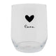 Clayre Eef Trinkglas Herz ø8x9cm 300ml