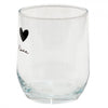 Clayre Eef Trinkglas Herz ø8x9cm 300ml
