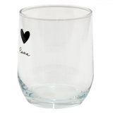Clayre Eef Trinkglas Herz ø8x9cm 300ml - afbeelding 2
