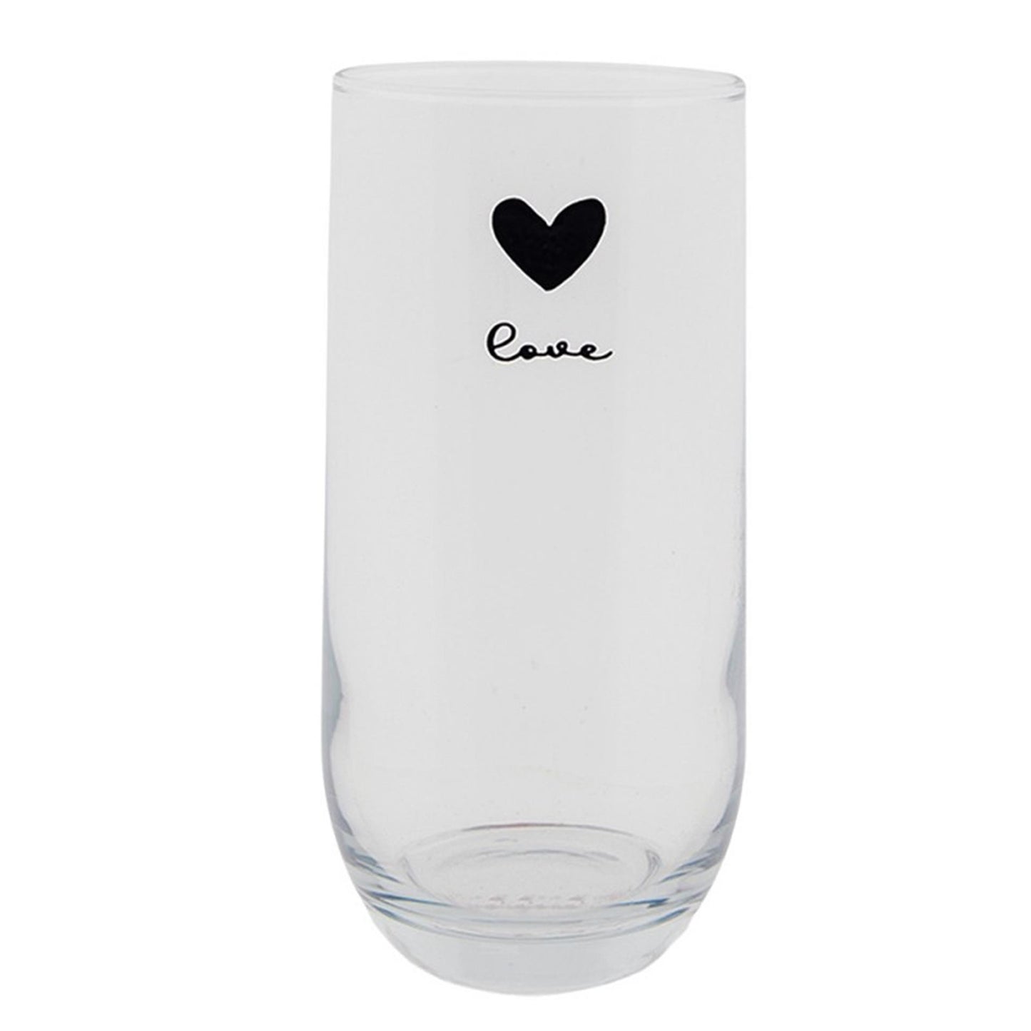 Clayre Eef Longdrinkglas Herz 280ml