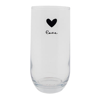 Clayre Eef Longdrinkglas Herz 280ml