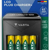 LCD Varta Batterieladegerät LCD mit 4x2100mA AA-Batterie - 3512391