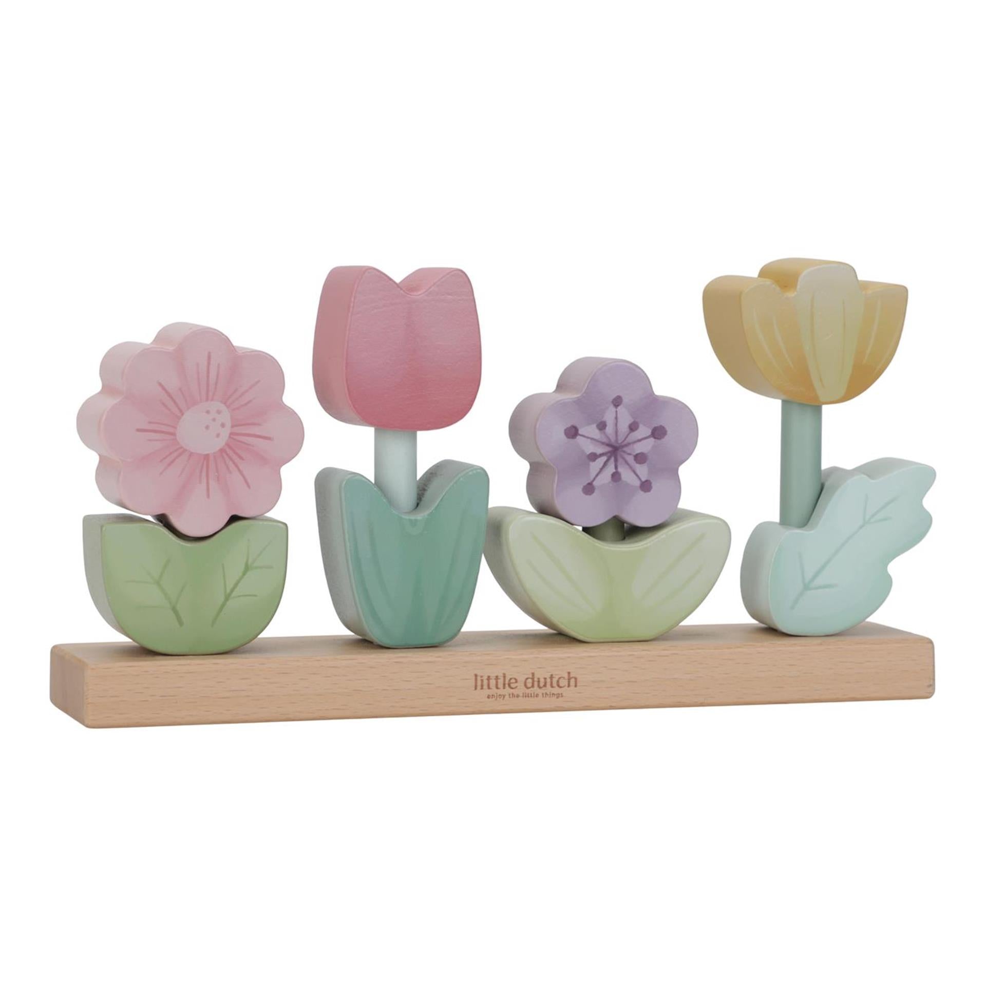 Kleine holländische Stapelblumen
