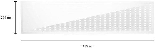 LED-Panel mit Hintergrundbeleuchtung, 120 x 30 cm, 36 W, 4500 lm, dreifach weiß – 5016210