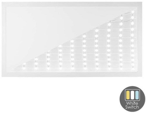 LED-Hintergrundbeleuchtung, weiß, 120 x 60 cm, 50 W, 5000 lm, dreifach weiß – 5016100
