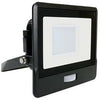 LED-Bauleuchte | 30w | 6500k | IP65 | mit Sensor | Körper schwarz