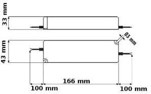 LED-Treiber 12V 30W IP67 Kunststoff - 4379230