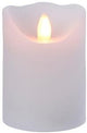 LED-Flackerkerze 7x9cm weiß - 5509400
