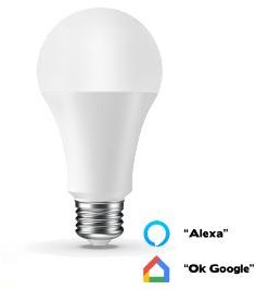LED-Glas, 10 W, E27, A60, RGB-CCT, Smart-WLAN – 9401325