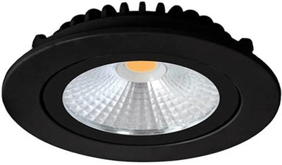 LED-Einbaustrahler 5W dimtowarm 85mm 36° rund verstellbar schwarz - led4601