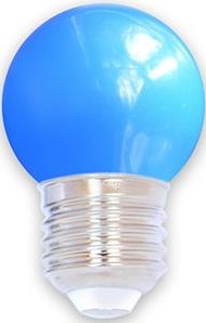 LED-Kugellampe E27 blau 1W - led0156