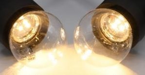 LED-Kugellampe E27 klar warmweiß 1W - LED0146
