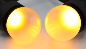 LED-Kugellampe E27 matt extra warmweiß 1W - LED0148