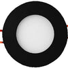 LED-Panel-Downlight 3W 3000K inkl. Treiber schwarz - LED2600