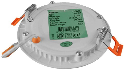 LED-Panel-Downlight 6W 4000K inkl. Treiber weiß - led2613