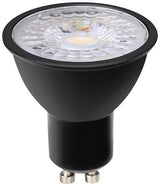 LED-Spot gu10 230 V 3-35 W 60 g schwarz 3000 K dimmbar – led0631 - afbeelding 1