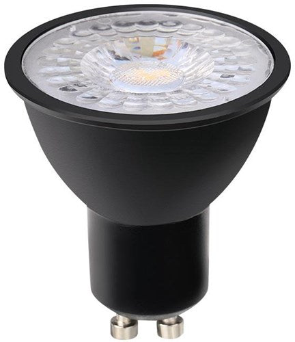 LED-Spot gu10 230 V 3-35 W 60 g schwarz 4000 K dimmbar – led0632