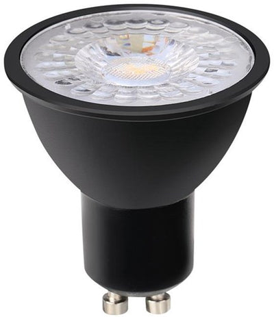 LED-Spot gu10 230 V 5–50 W 60 g schwarz 3000 K dimmbar – led0641