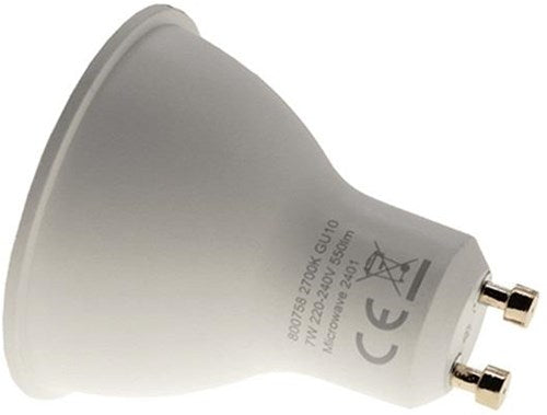 LED-Spot gu10 230 V 7–75 W 120 g weiß 2700 K dimmbarer Sensor – led0690