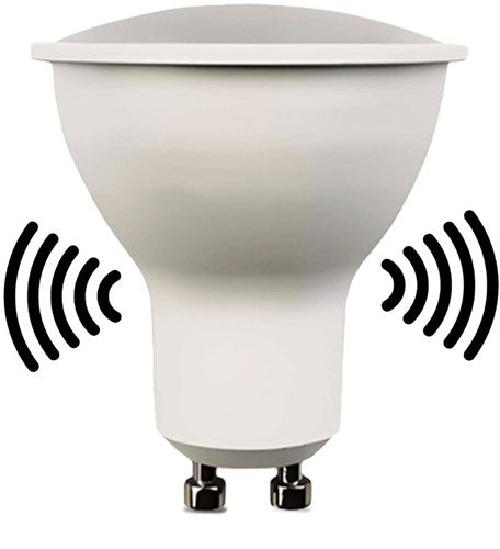 LED-Spot gu10 230 V 7–75 W 120 g weiß 2700 K dimmbarer Sensor – led0690