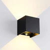 LED-Wandleuchte 2x3W up down quadratisch schwarz 2700k + Sensor - 5082077