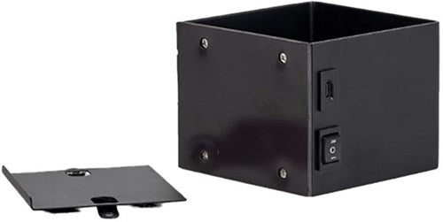 LED-Wandleuchte 6 W wiederaufladbar schwarz 2700 K mit Sensor – 5082095