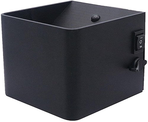 LED-Wandleuchte 6 W wiederaufladbar schwarz 2700 K mit Sensor – 5082095