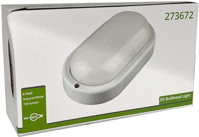 LED-Wandleuchte 8 W, oval, weiß 4000 K – 5082100