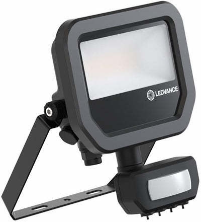 Ledvance LED-Bauleuchte 10 W 4000 K Schwarz + Sensor – 5017551