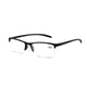 Spectrum Spectrum -Lesebrille Schwarze rechteckige halbe Rande 3.00