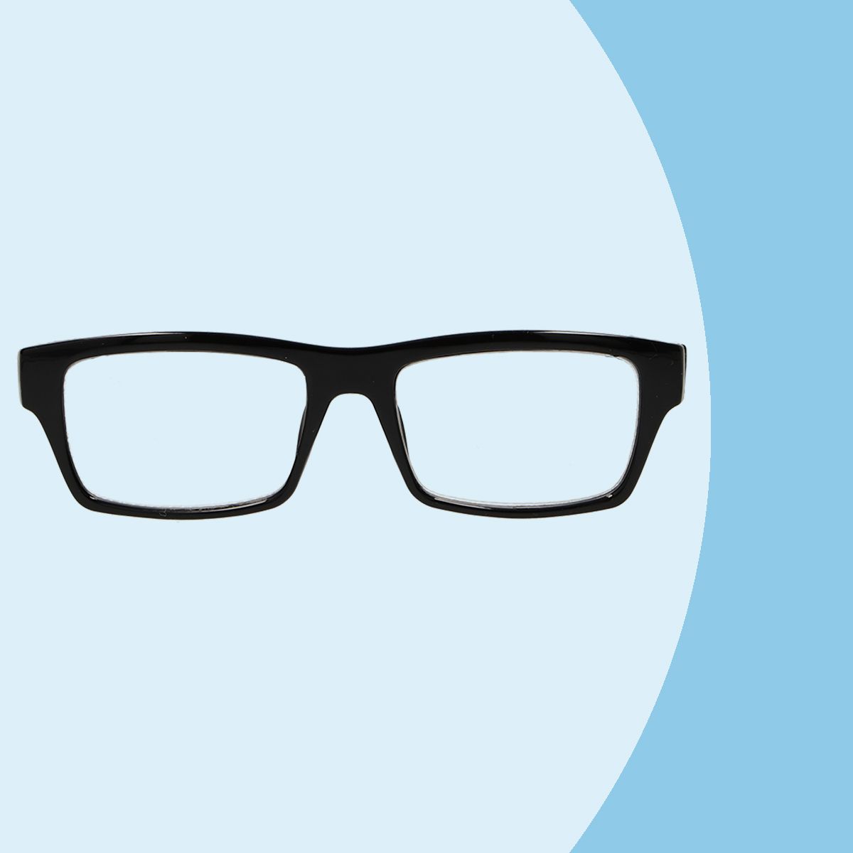 Spektrum -Lesebrille Schwarze Assorti rechteckig