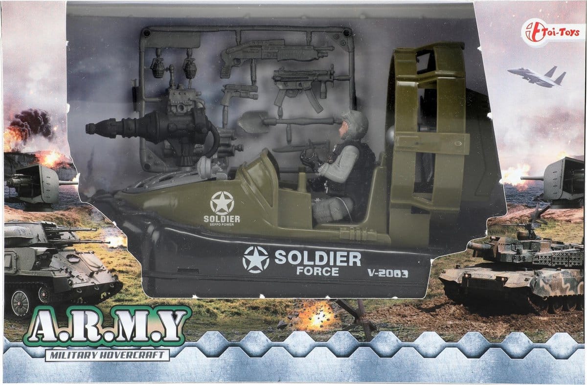 TOI-TOYS Military Soldier Force Motor Stiefel