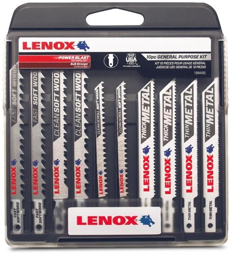 Lenox Stichsägeblatt-Set | T-Welle | 10 Stück