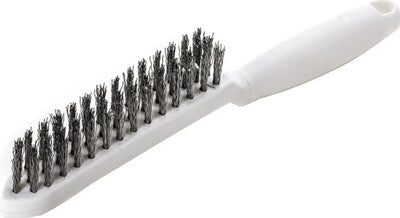 Lessmann-Drahtbürste | Länge 285 mm | 0,35 mm gewellter Edelstahldraht | 3-reihig | 1 Stück - 185431 185431