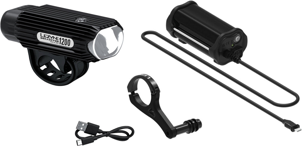 Lezyne Deca Stvzo 1200 Loaded Kit Beleuchtungsset
