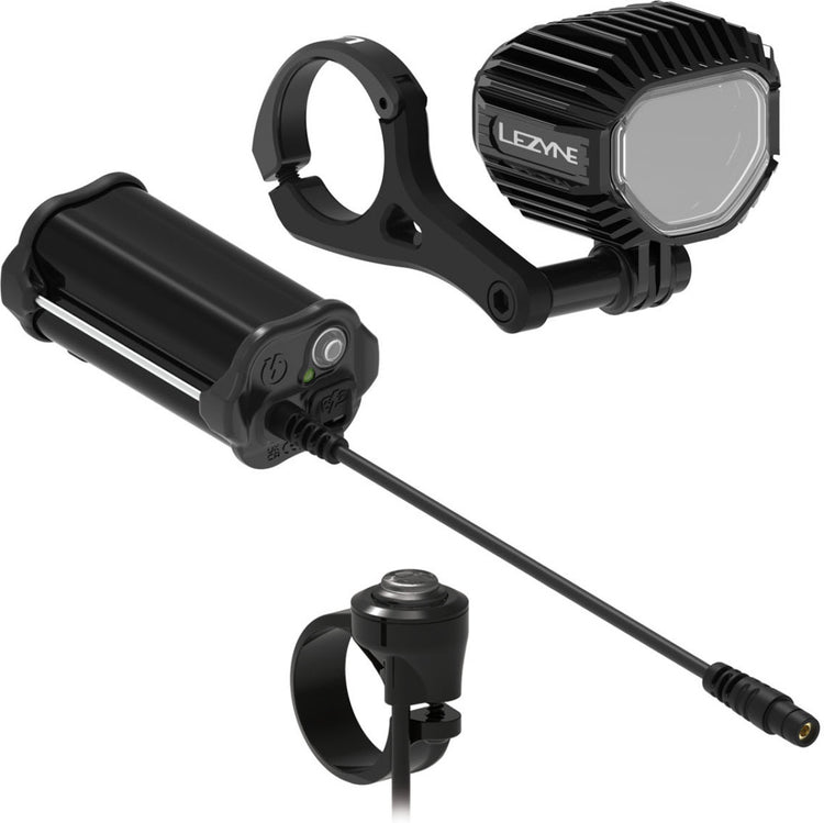 Lezyne Super HB Stvzo P1350 + geladenes Kit-Beleuchtungsset