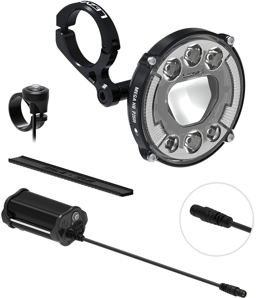 Lezyne Mega HB Stvzo P2600 Loaded Kit Beleuchtungsset