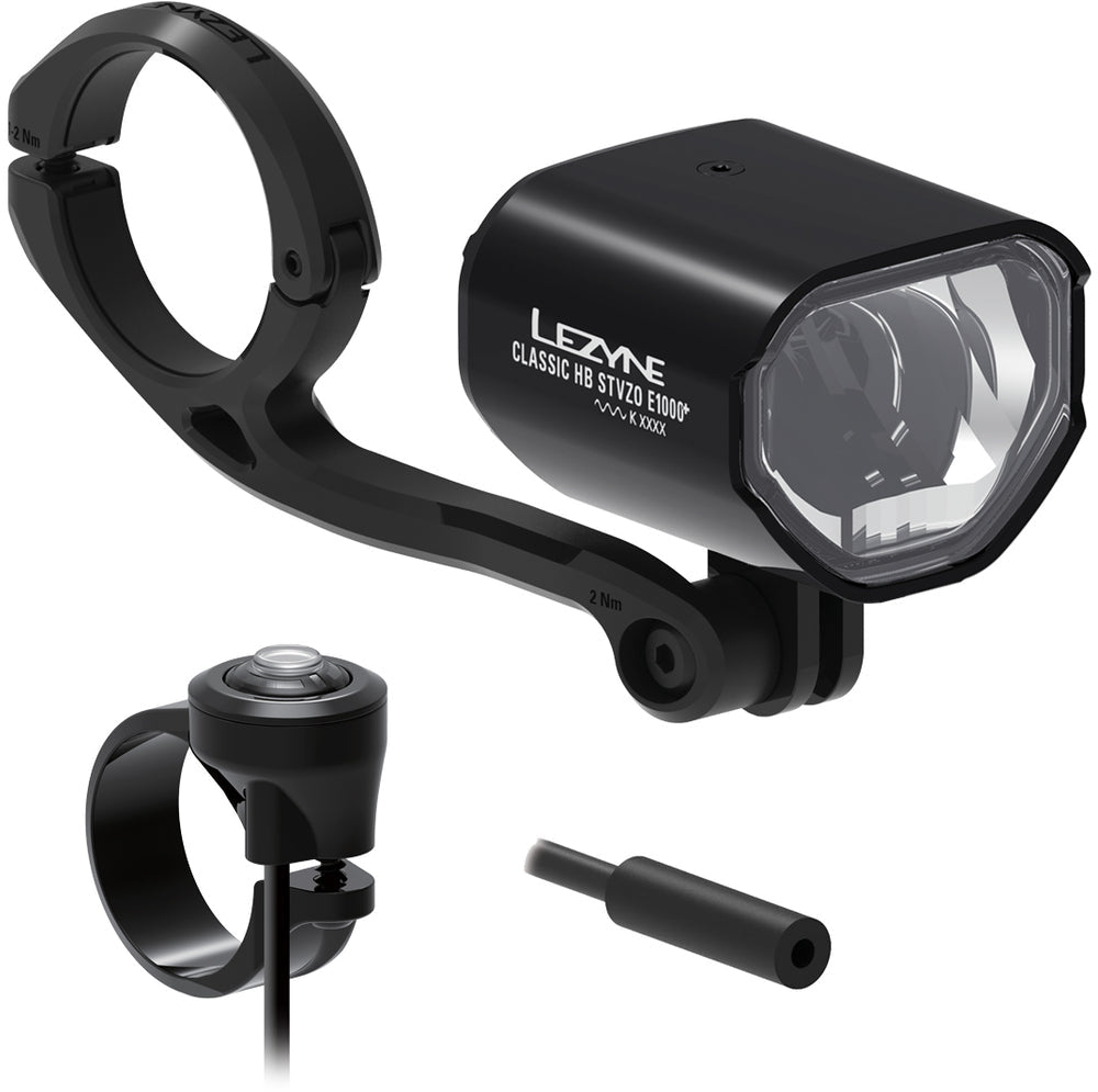 Lezyne E-Bike Classic HB Stvzo E1000+ Frontlicht