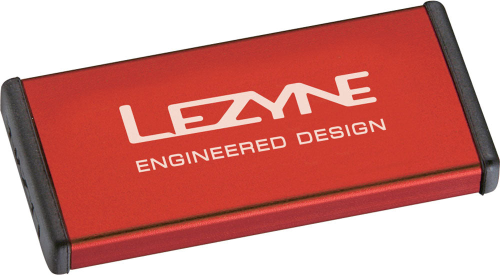 Lezyne Reparaturset Metall (6 Flicken) rot